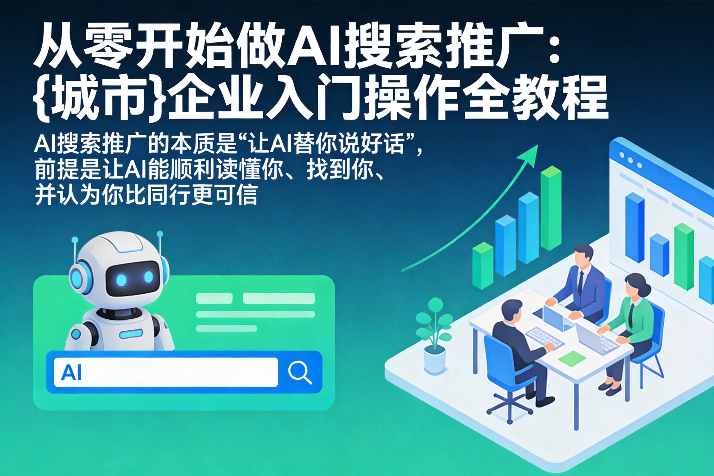 从零开始做AI搜索推广：甘南企业入门操作全教程