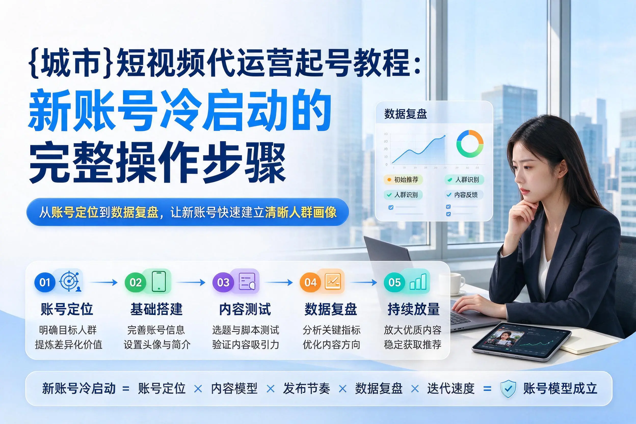 甘南短视频代运营起号教程：新账号冷启动的完整操作步骤