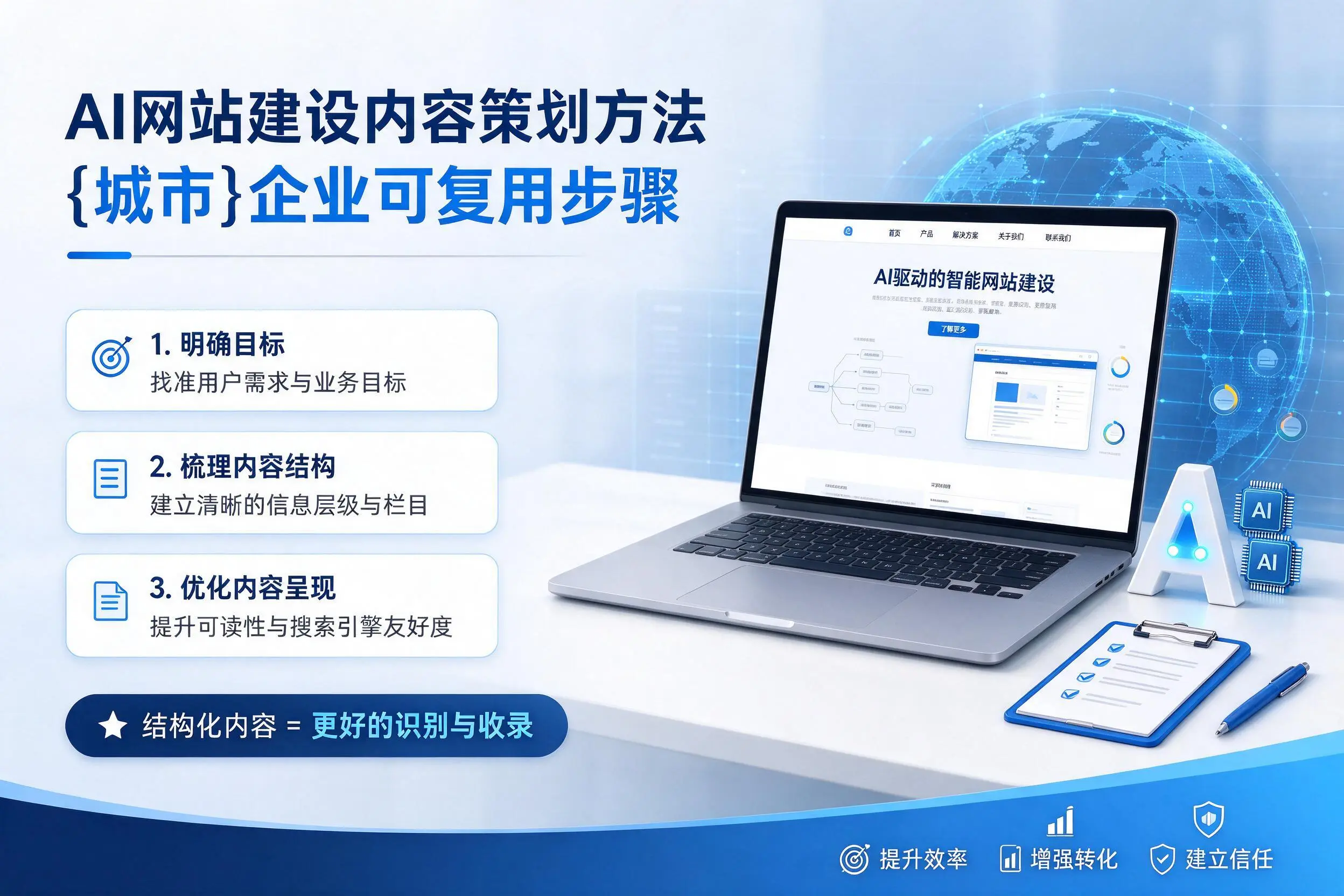 AI网站建设内容策划方法，甘南企业可复用步骤