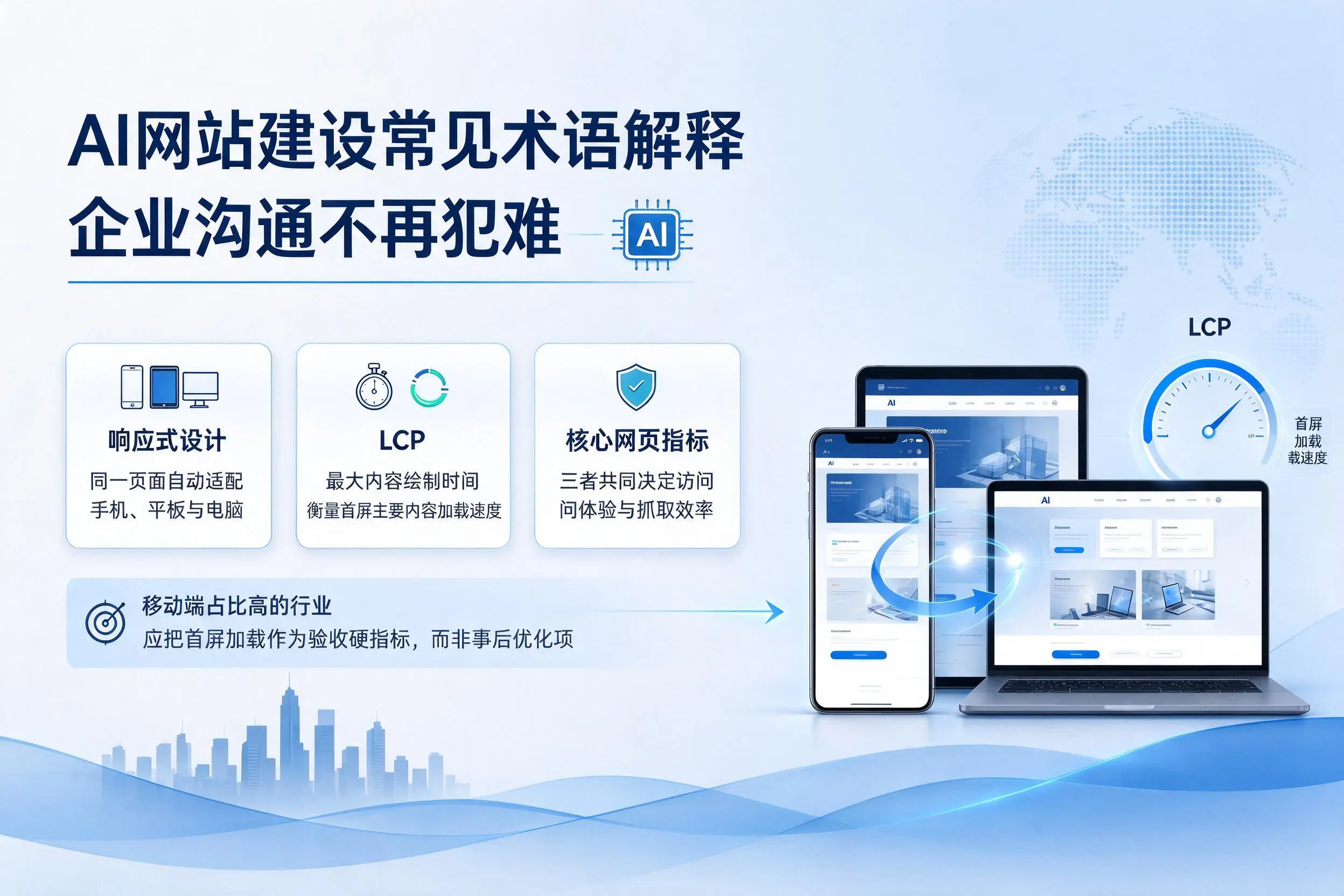 AI网站建设常见术语解释,甘南企业沟通不再犯难