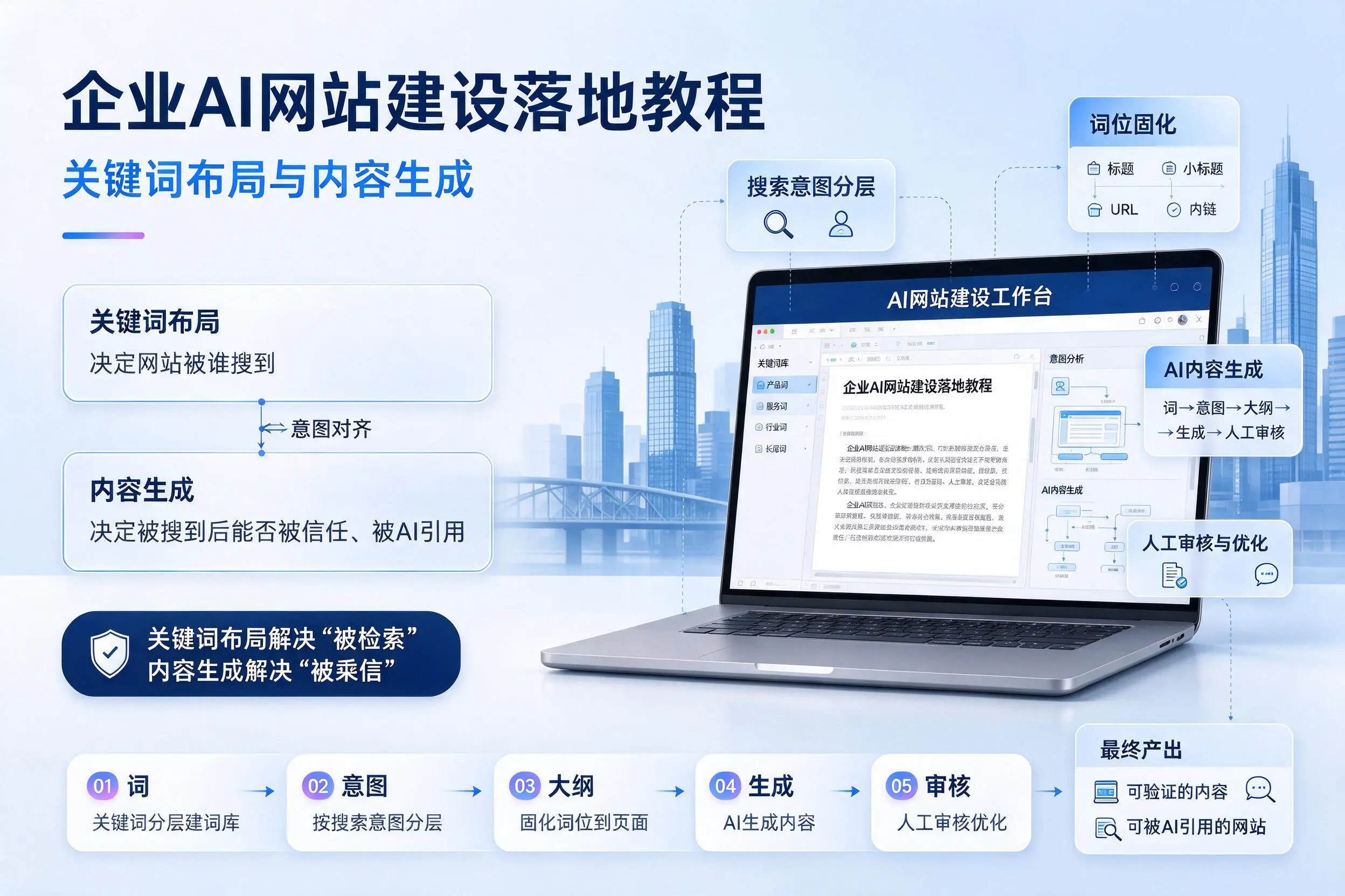 甘南企业AI网站建设落地教程：关键词布局与内容生成